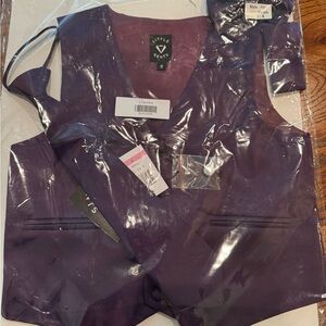 NWT - Formal Vest & Tie Set (tie & bow-tie) in deep purple by Little Gents sz8
)